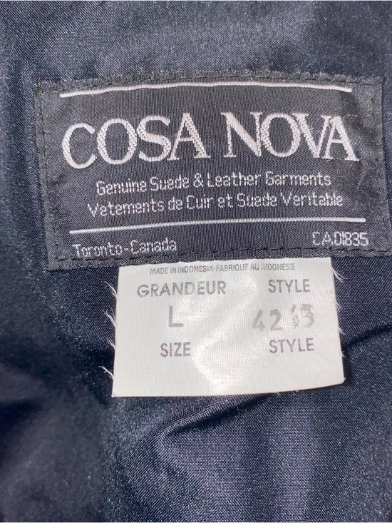 Vintage Cosa Nova Men’s Leather Jacket - Picture 11 of 14